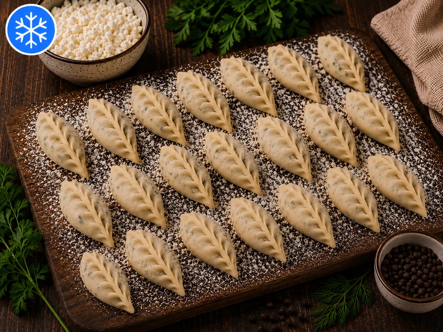 Курзе с творогом и зеленью